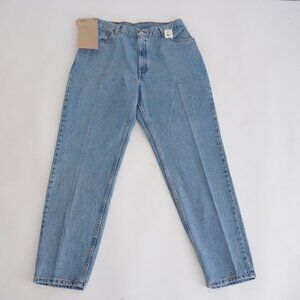 Levis y2K Red Tab 550 Blue Relaxed Tapered Denim Jeans Classic Everyday 14